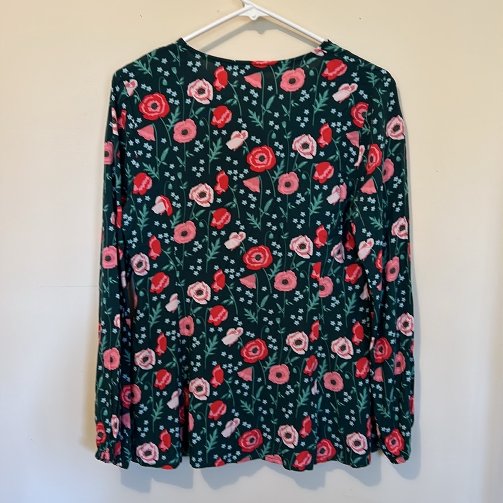 NWT Matilda Jane Top Women’s Small Floral Blouse Shirt Flared Cottagecore New - Picture 3 of 11